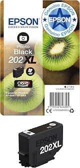 Epson 202XL Photo Black High Yield Genuine Claria Premium Ink Cartridge