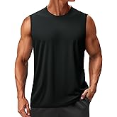 TACVASEN Men's Sleeveless Shirts Quick Dry Tank Tops for Men Sun Protection UPF 50+ Athletic Gym Workout Muscle Shirts