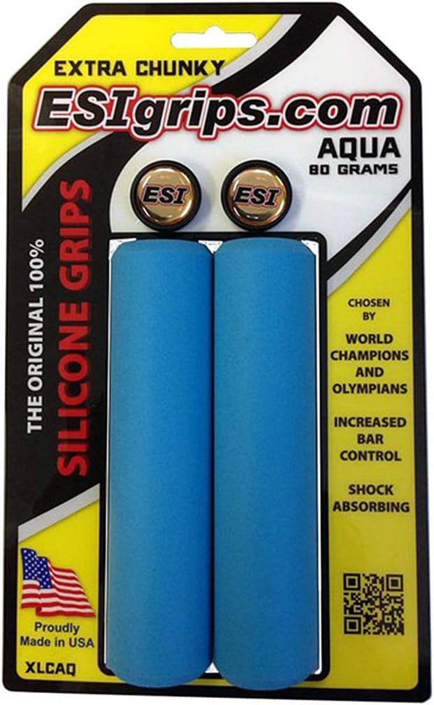 ESI Extra Chunky Grips Puños Azul Aqua: Amazon.es: Deportes y aire libre