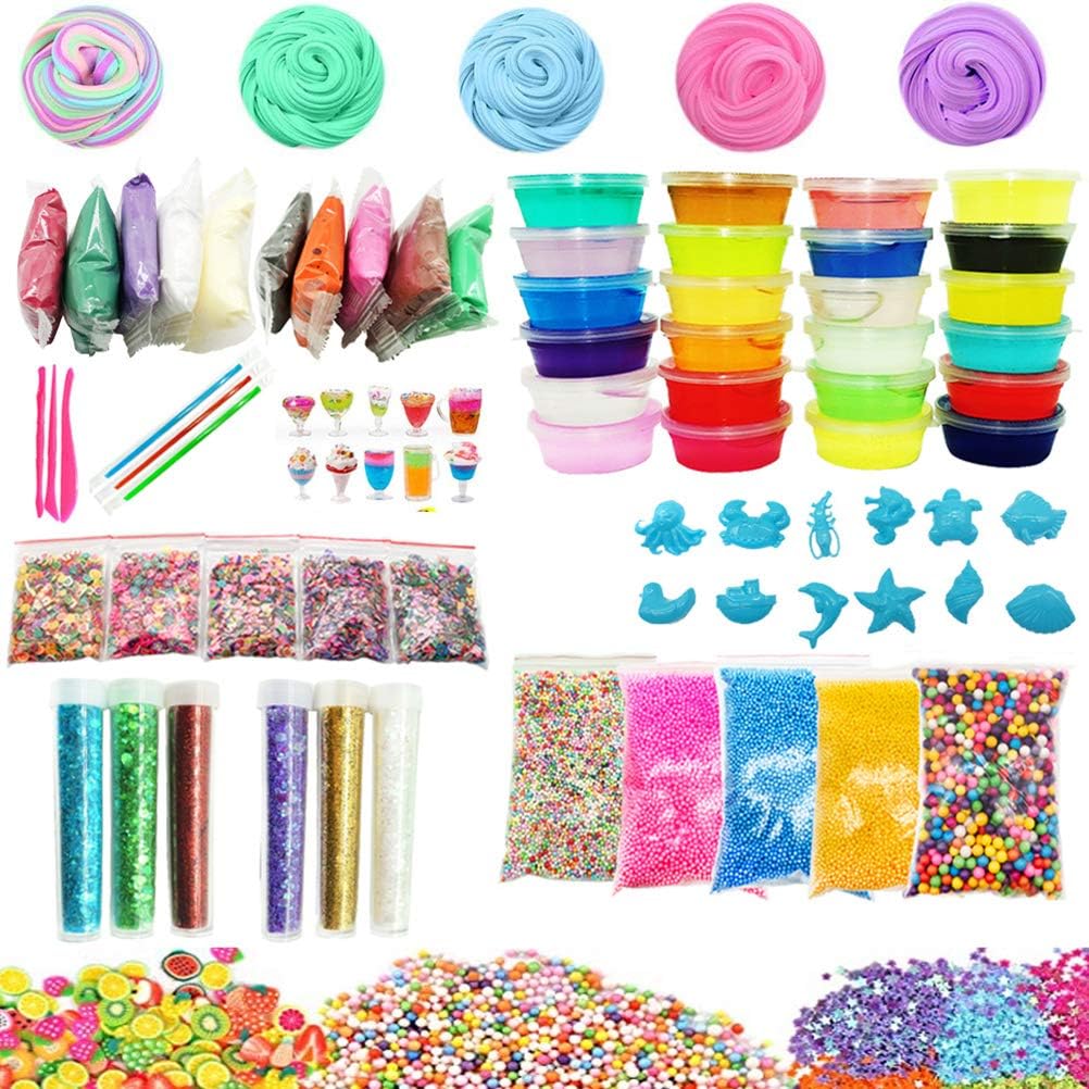 TYTOGE Kit de Fabrication de Slime pour Filles garçons, kit de Slime