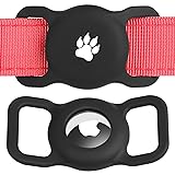 2 Pack Airtag Holder for Dog Collar, Silicone Case