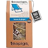 Teapigs Lemon &amp; Ginger Tea 50 Templess