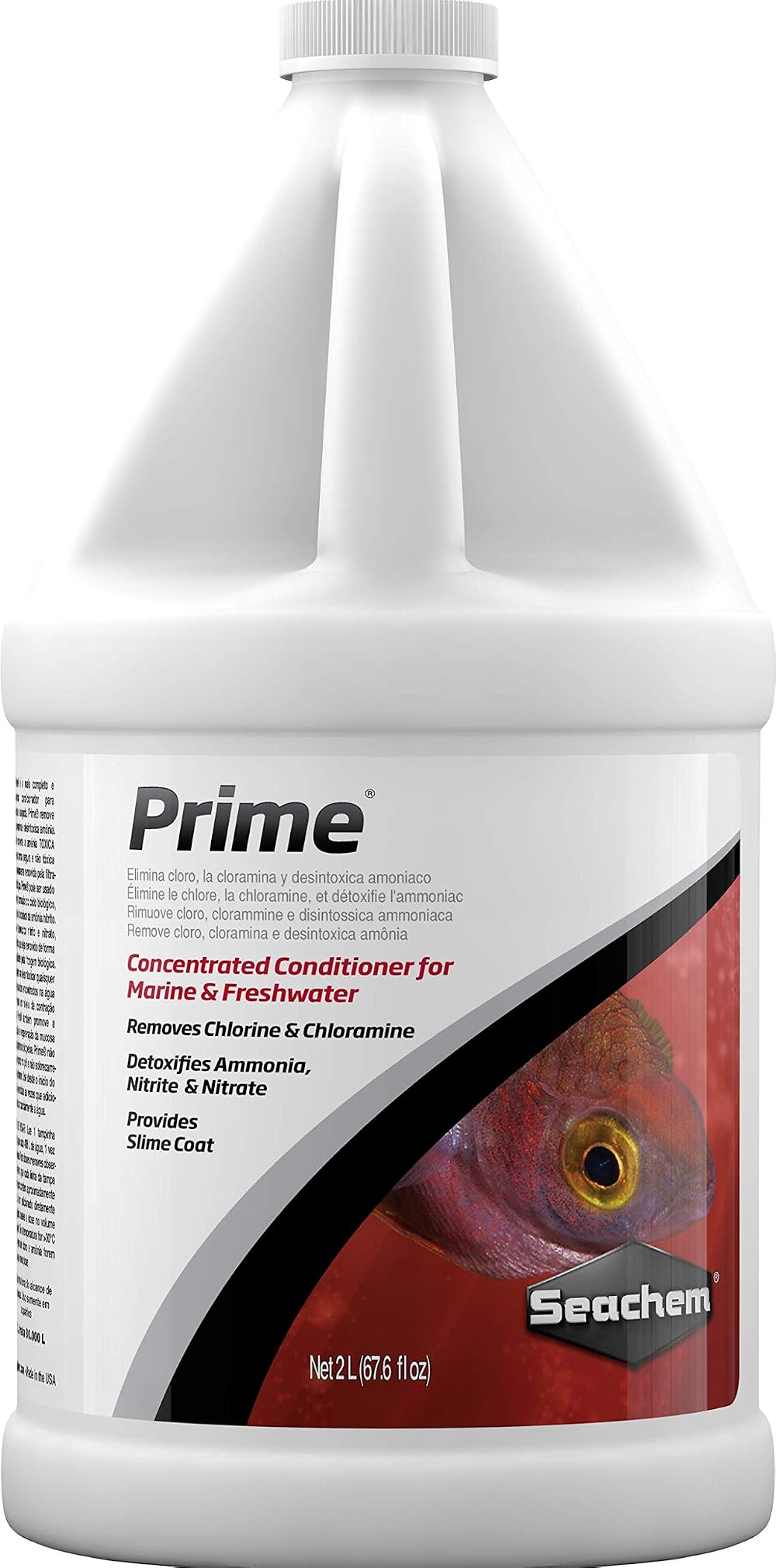 Seachem Prime Water Conditioner 2 Litre Aquarium Treatment