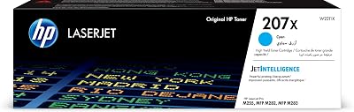 HP W2211X 207X Cyan High Yield Original LaserJet Toner Cartridge