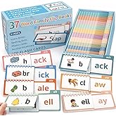Yoink Word Family Build Book - 37 Read and Rhyme Flip Books for Kids, Learn to Read Phonics & Sight Flash Cards for Kindergarten, Preschool Classroom Homeschool Learning Activities