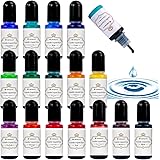 YRYM HT Candle Dye - 16 Popular Colors Candle Making Liquid Dye for Candle Making - Candle Color Dye for Candle Making, Safe