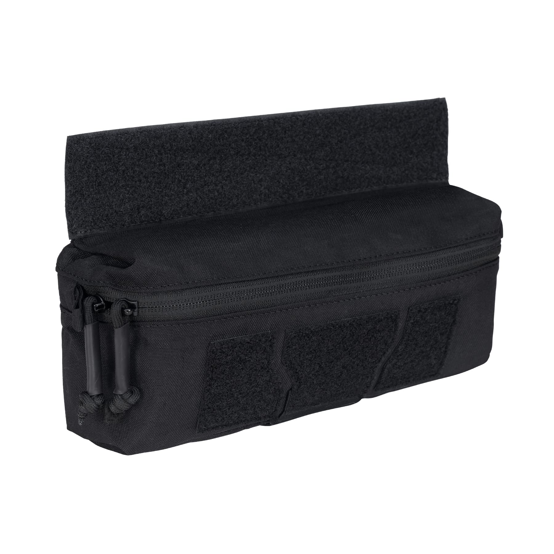 IDOGEAR Tactical Dump Pouch with Hook and Loop Panels for JPC CPC AVS Utility Tool Pouches (Black)