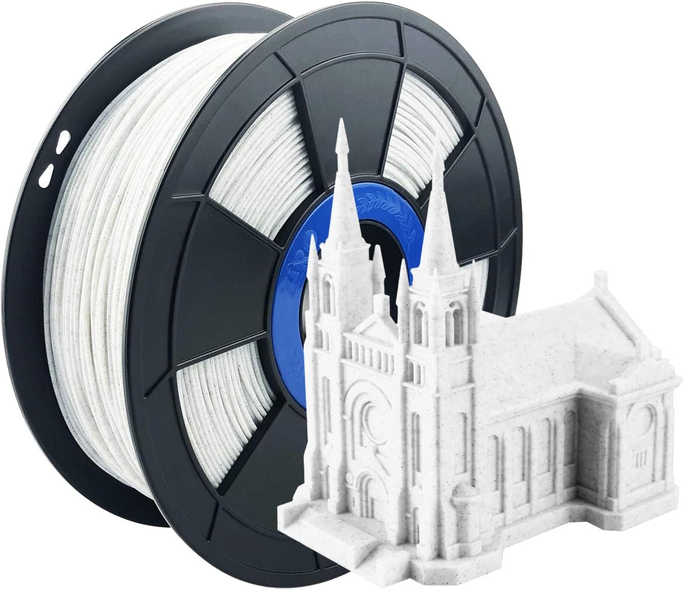ZIRO PLA Marble Filament 1.75mm, 3D Printer Filament PLA 1.75mm Marble Color 1KG(2.2lbs), Marble