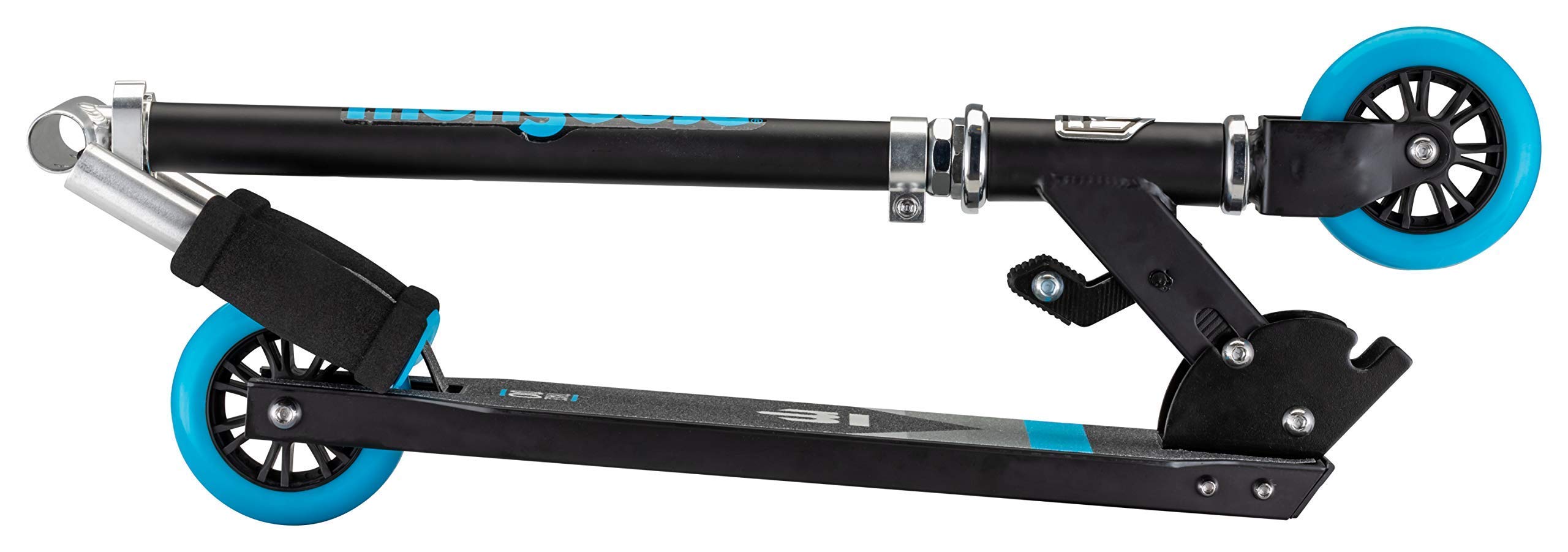Mongoose Trace Kick Scooter for Youth Adult Boys and Girls, Quick-Release, Lightweight & Easy Folding Scooter, Bike Style Grips, Supports 176 lb Up to 220 lbs