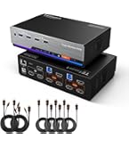 Amazon.com: TESmart 8K@60Hz DP KVM Switch 2 Monitors 2 Computers
