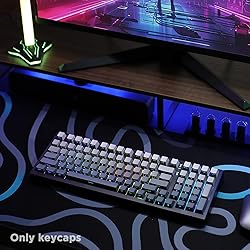 YUNZII Black Gray Gradient Dye Sub PBT