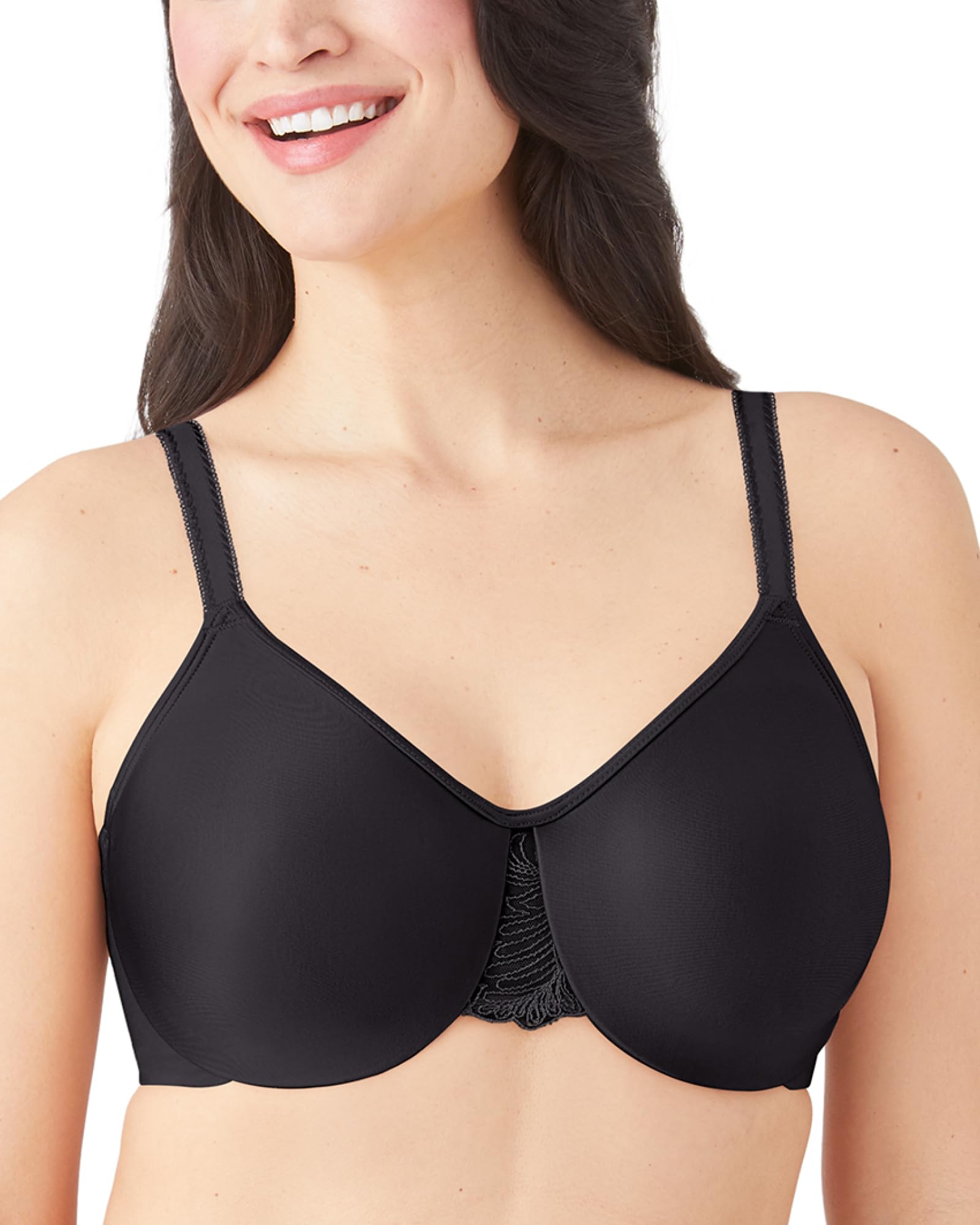 Wacoal Women’s Surreal Comfort Underwire Bra, Black, 36DD