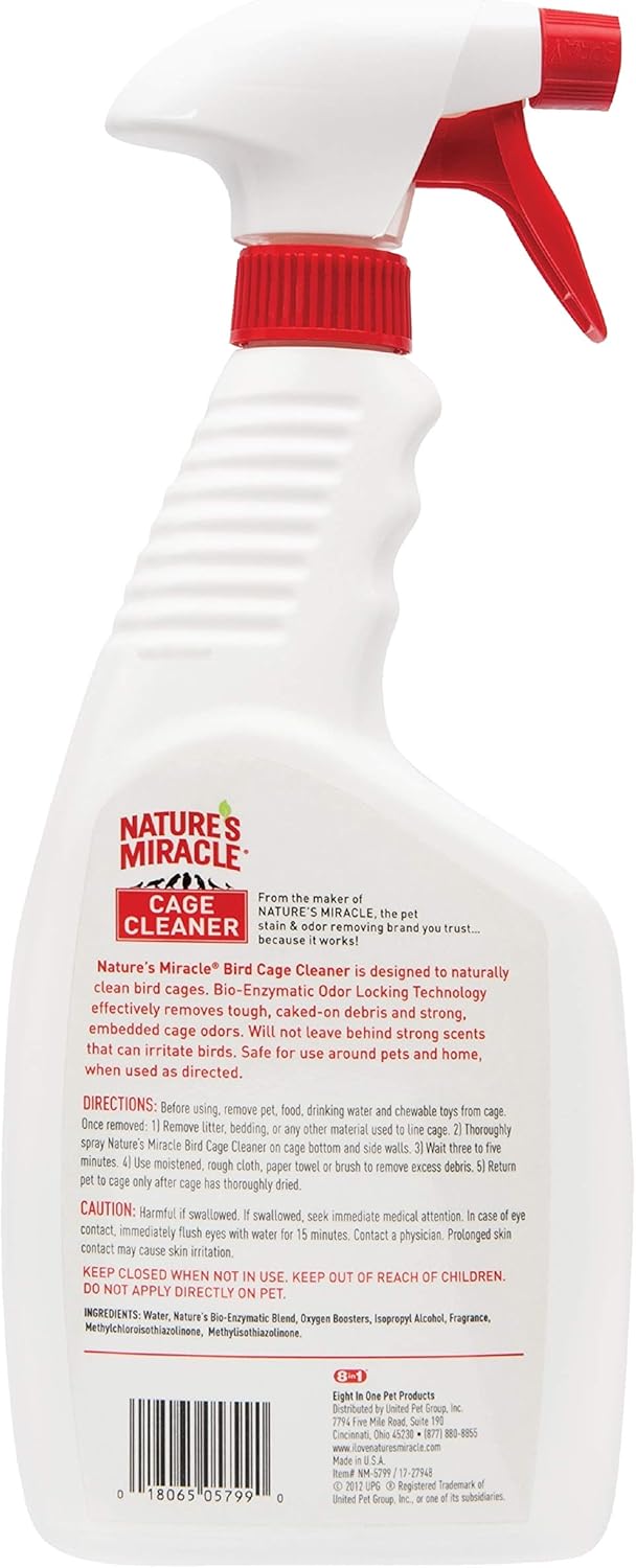 nature's miracle cage odor eliminator for small animals