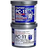 PC-Products PC-11 Epoxy Adhesive Paste, Two-Part Marine Grade, 1lb in Two Cans, Off White 160114