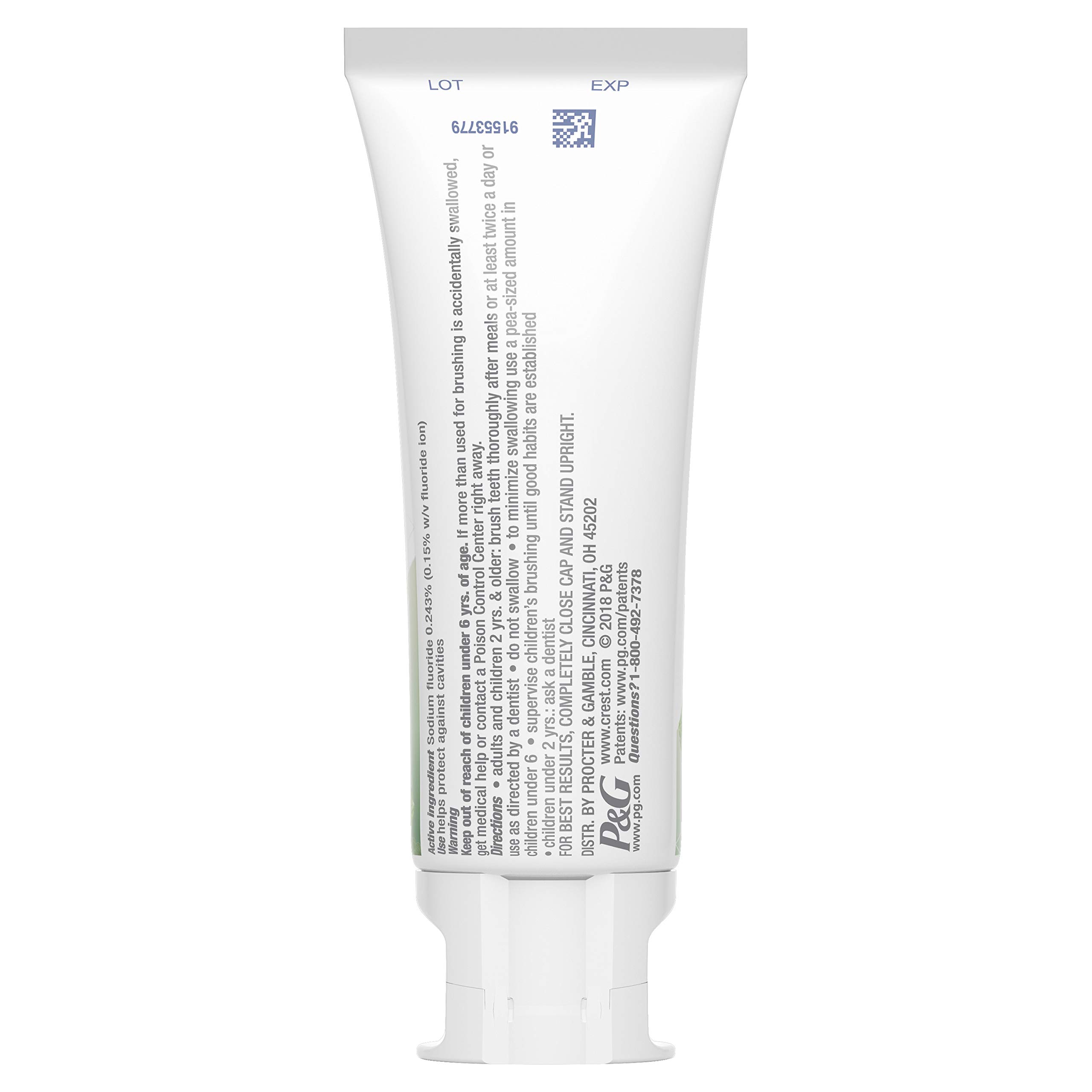 Crest 3D White Whitening Therapy Toothpaste, Spearmint Oil, 4.1 Ounce