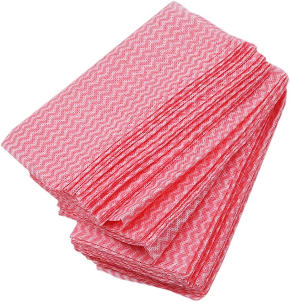 GloryMM 80 Pcs Disposable NonWoven Fabric Cleaning Cloth NonStick