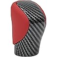MOTOKU Rioja Red Rose Carbon Fiber Pattern Gear Shift Knob Shifter for Lexus is NX RC F RC350 GS200t RC200t ES300h ES350 GS450h GS350 RC300 IS300 GS300 NX300 RX350L RX450hL GX460 2014-2022