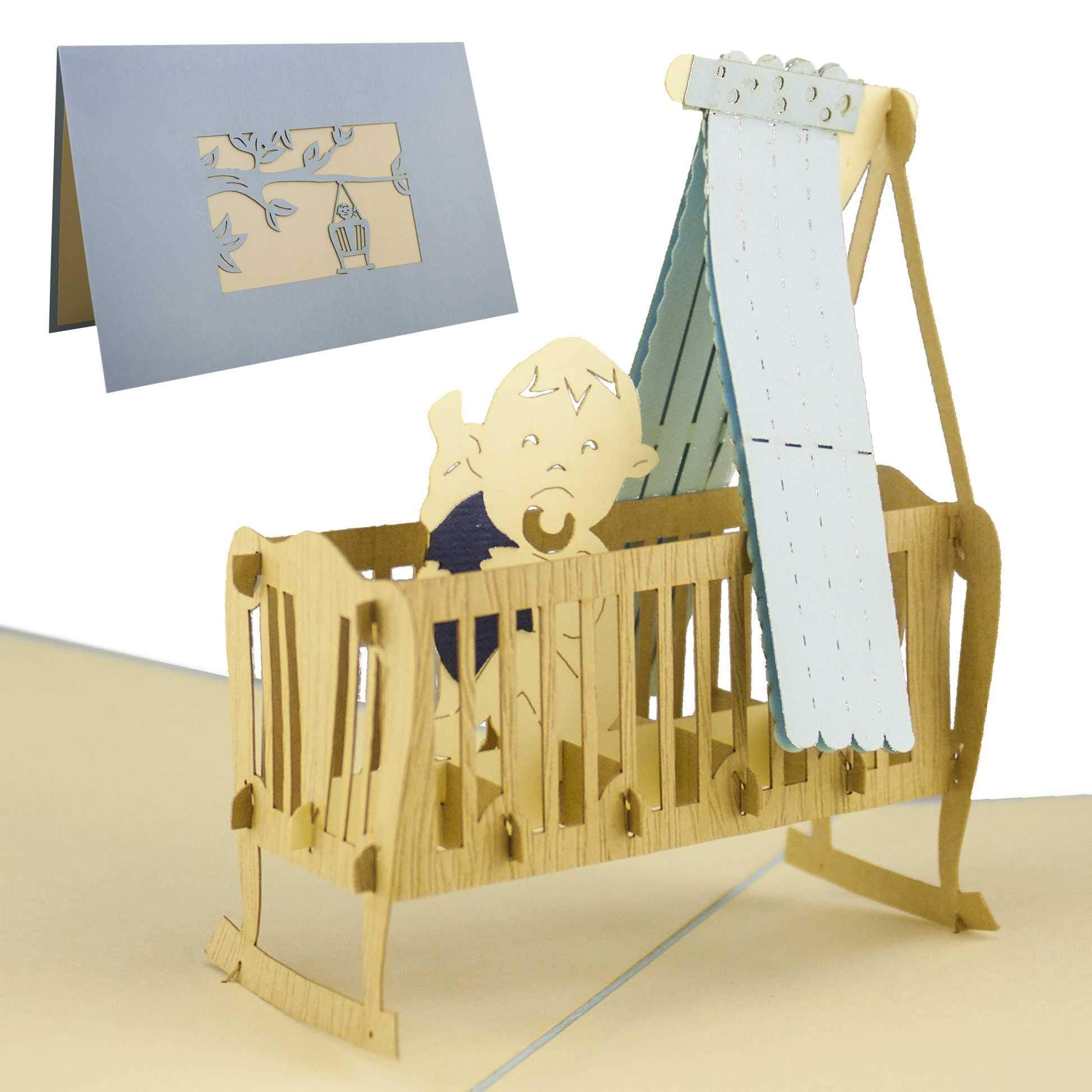 Congratulations Baby Card Boy, Birth Baby, Blue, New Baby Card, Baby Shower Cards Boys, G09.2