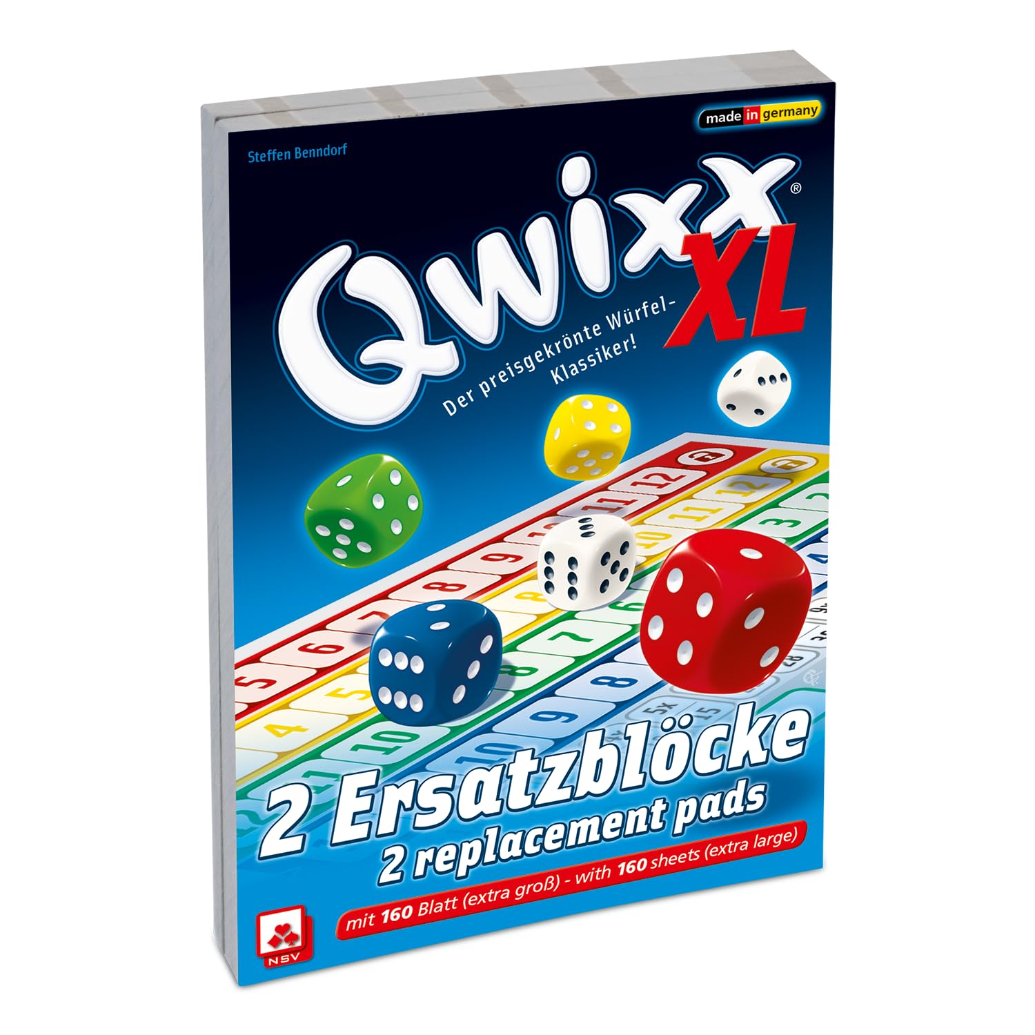 NSV 8819900515 - 4021 - QWIXX - XL - Blocks Set of 2 - Dice Game