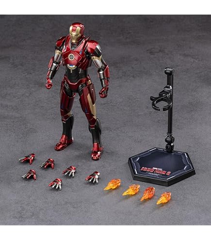 Amazon.com: testbrands ZD Toys 1/10 Scale 7 inch Iron Hero MK22