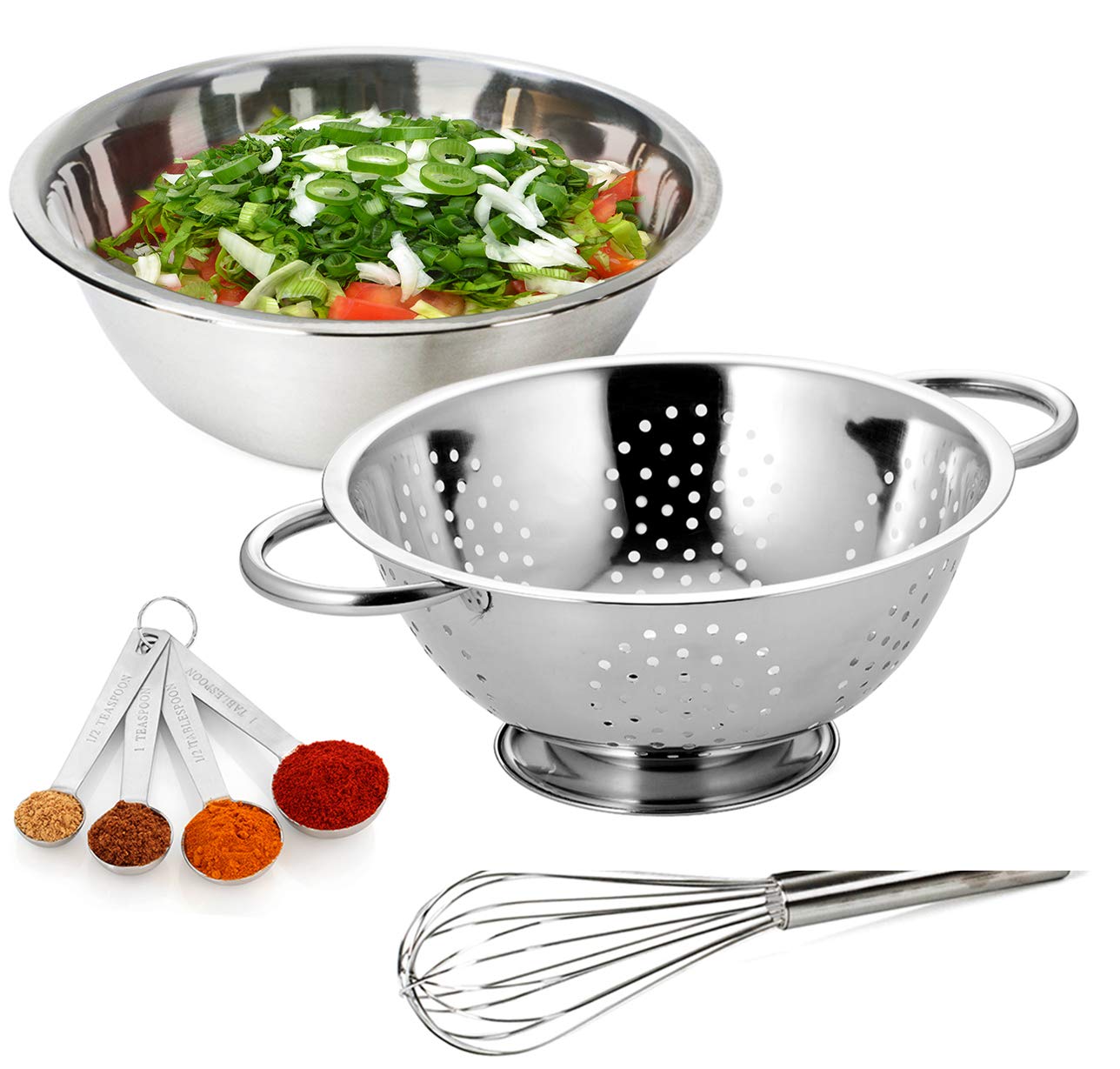 Best stainless steel cookware set with colander