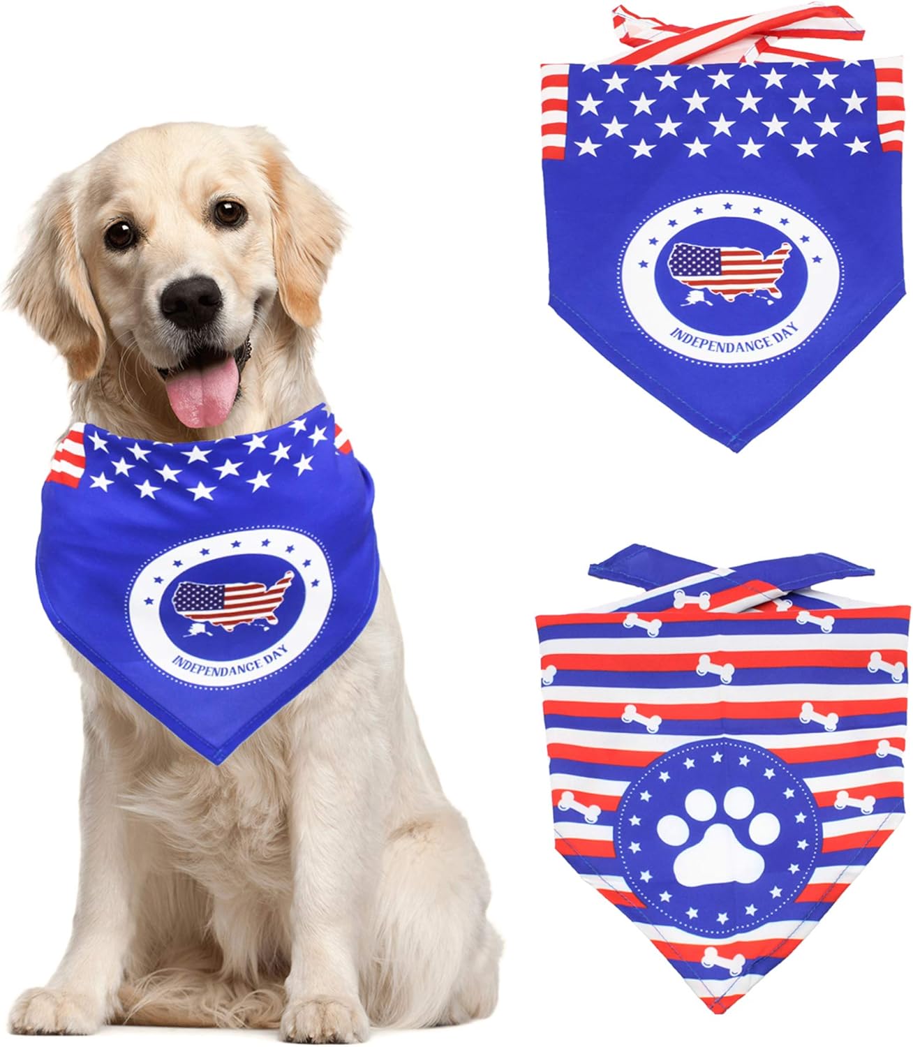 4th of july dog accessories Clearance
