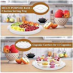 Cake Carrier with Lid and Handle, Multipurpose Cake