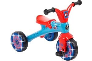 Huffy Marvel and Disney Ride On Toys for Toddlers 1-3 Boys, Tricycle for Toddlers Age 3-5, LED Light-Up Feature and More, 2 or 3 Wheel Scooters Ages 2-10, Spiderman Toy, Black Panther, Disney Cars