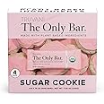 Truvani Plant Based Snack Bars | Sugar Cookie 4 Pack | 6g Protein | USDA Organic and Vegan | The Only Bar | Dairy, Soy, and Gluten Free | Individually Wrapped