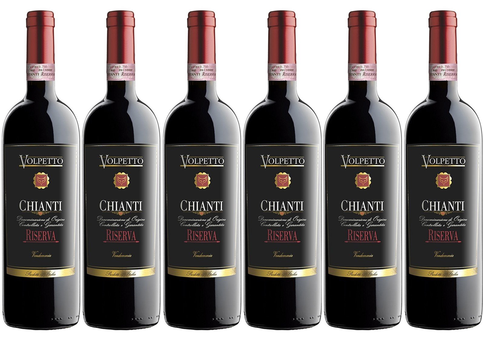Volpetto Chianti Riserva Wine 2015 Red Wine, 75 cl (Case of 6)
