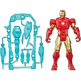 AVENGERS Marvel ActionVerse Iron Man Action Figure &amp; Accessories, 4.5-Inch (11.4 CM) Super Hero Toys &amp; Figures for Kids, Ages 4+