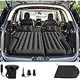 Umbrauto SUV Camping Air Mattress: 2024 Upgraded Flocking Surface/Extra Thick Oxford Bottom Inflatable Car Sleeping Bed for Back Trunk with Electric Air Pump