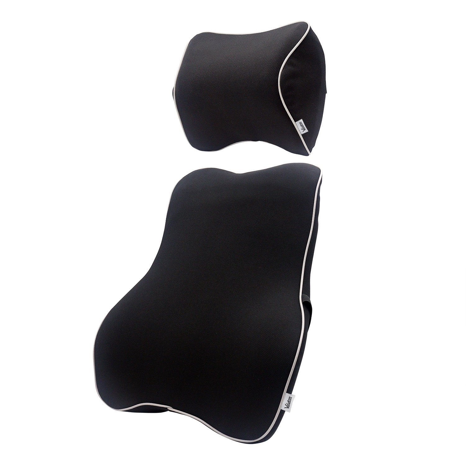 Valuetom Premium Lumbar Support Cushion and Neck Rest Pillow for