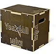 Yes4All 3-in-1 Wooden Plyo Box - Plyometric Jump Box for Home Gym and Outdoor Workouts, 450 lbs Box Jump