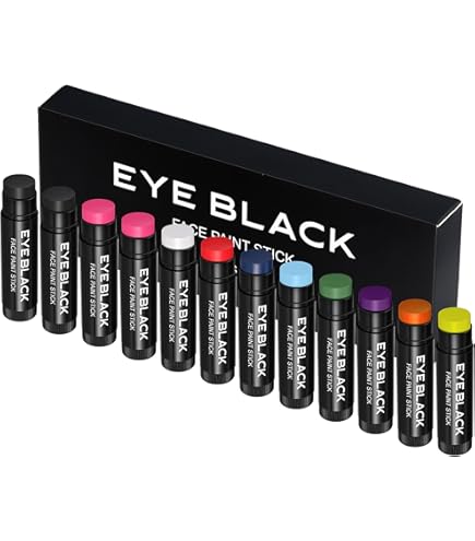 Anti-Glare Eye Black Stick - Waterproof Sports Grease For Baseball, Soccer & Outdoor Athletics