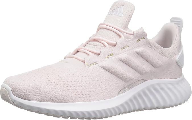 adidas Unisex Alphabounce cityrun Running Shoe, Orchid Tint/White/Gold Metallic, 6 M US Big Kid 