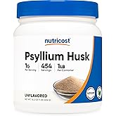 Nutricost Psyllium Husk Ground Powder (1lbs) - Gluten Free and Non-GMO