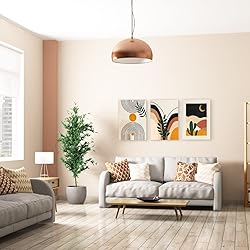 puthiac Boho Wall Art Posters - Set of 3 Framed