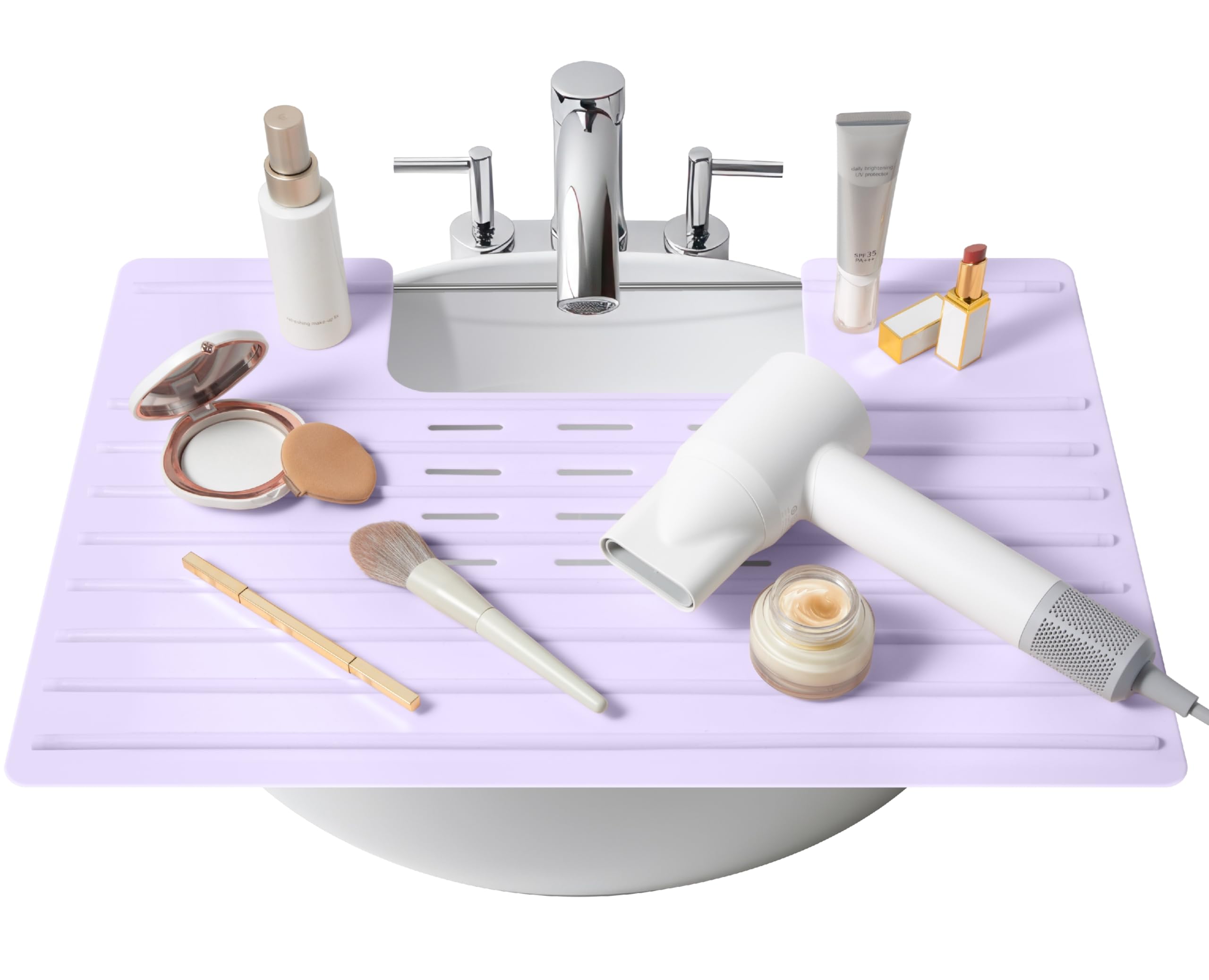 Maplefield Silicone Bathroom Sink Cover for Extra
