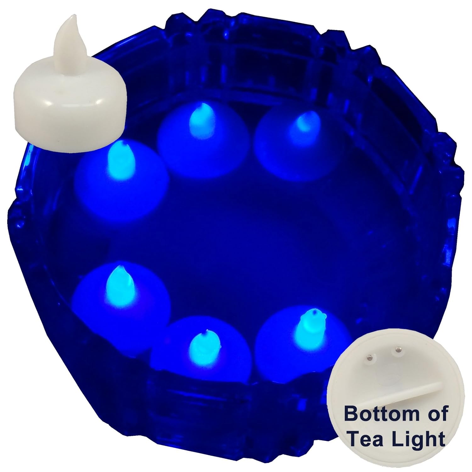 BlueDot Trading Flameless Floating Battery Operated LED