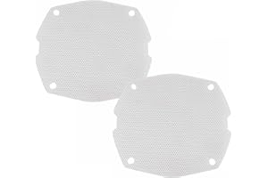 TDZ MOTO TDZ 1996-2013 Chrome Front Mesh Speaker Grill Cover Fits for Harley Touring FHLT/X Models