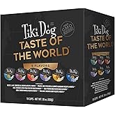 Tiki Dog Taste of The World Whole Food, Variety Pack of Gourmet International Flavors in Broth, Culinary Inspired High Protein and Moisture Rich Superfoods Wet Dog Food, 3 Oz Cups, Pack of 10