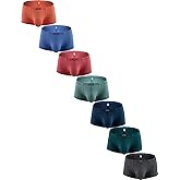 Hanhepee Mens Cotton Stretch Trunks Underwear Soft Performance Breathable Modal Microfiber Boxer Briefs