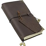 Handmade Genuine Leather Journal Refillable Vintage Travelers Notebook