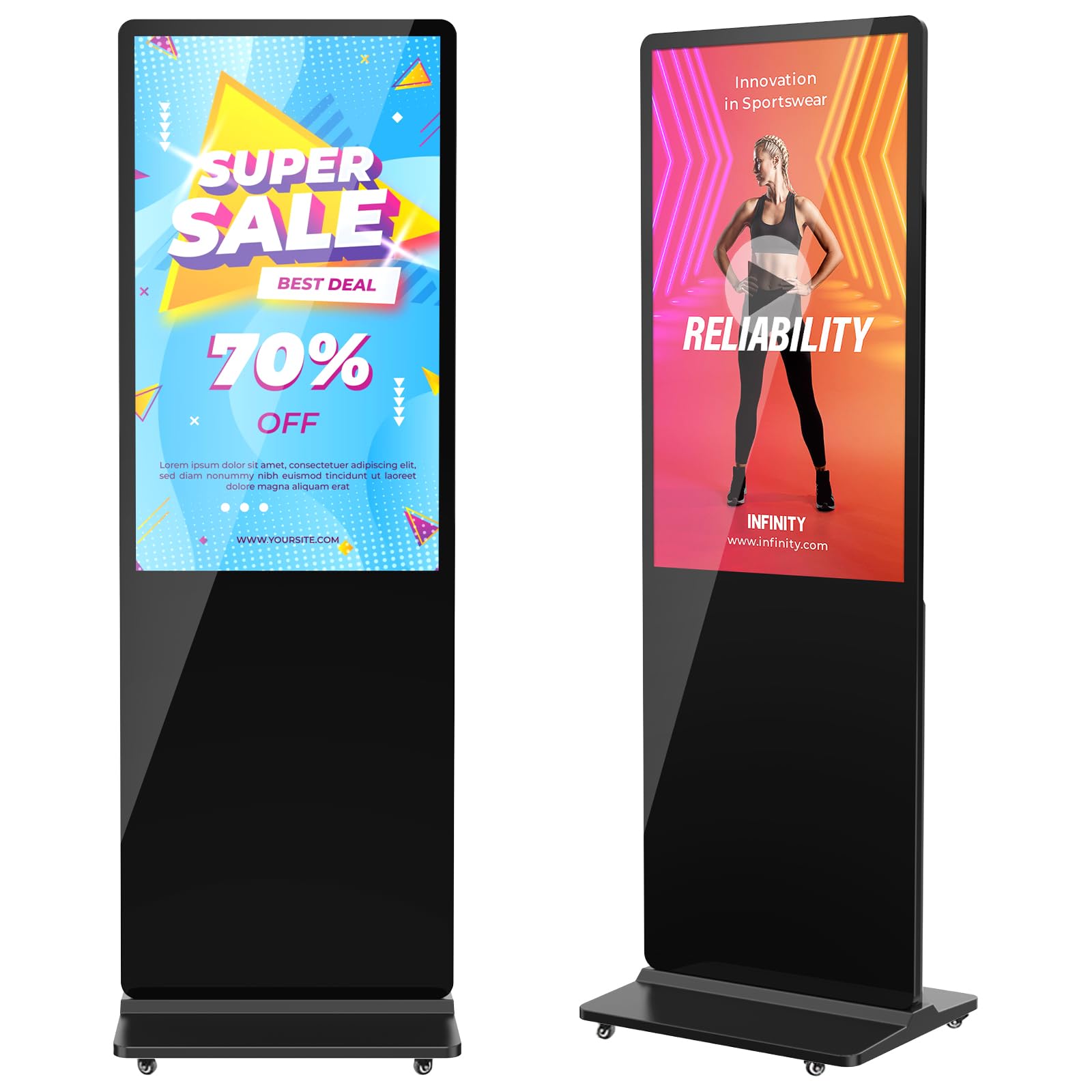 32 Inch Indoor Digital Signage Ultra HD Advertising