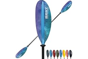 Best Marine and Outdoors Kayak Paddle, Carbon Fiber Shaft & Fiberglass Reinforced Polypropylene Blades, 220cm, 234cm, 250cm, Lightweight Kayak Paddles for Adults