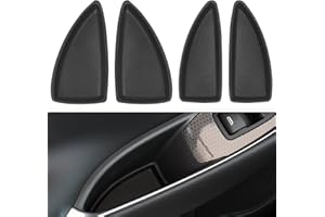 VOGOOPOI 4PCS/Set Left Right Front Rear Interior Accessories for Chevy Malibu for Chevrolet Malibu 2016 2017 2018, Door Switch Bezel Cap Replacement 23451118, Plastic Car Interior Pair Accessories