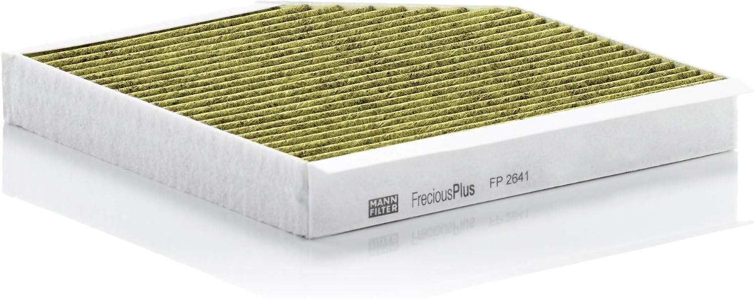 MANN-FILTER FP 2641 Cabin Air Filter - FreciousPlus Biofunctional Pollen Filter - for Cars + Transporters