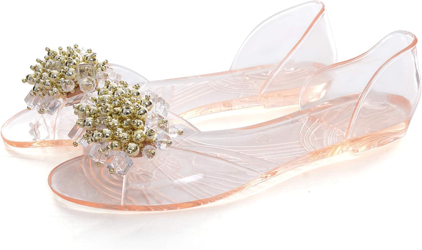 Dear Time Summer Women Jelly Sandal Shoes Slip On Bowtie Slippers