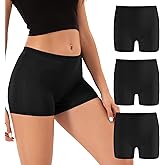 INNERSY Womens Boyshorts Underwear Silky Boxer Briefs Ladies Boy Shorts Panties 3-Pack